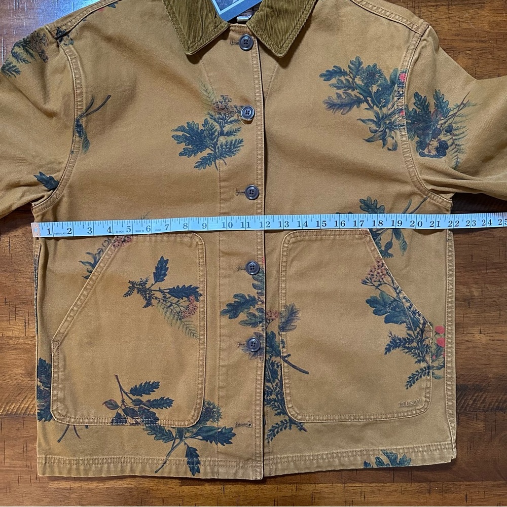 Filson Women’s Canvas Barn Coat – Botanical Flower ❀ Size S | NWT - Picture 10 of 11